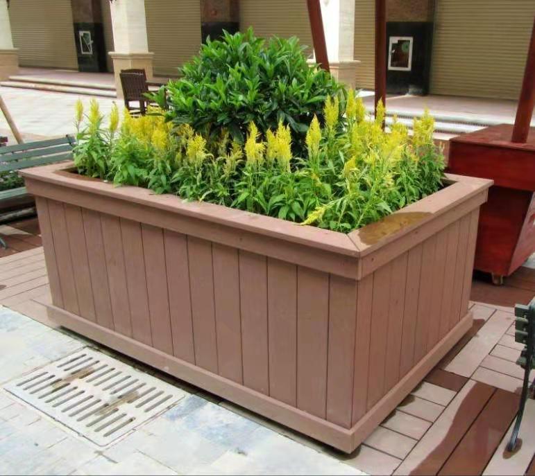 木塑花箱 濟南塑木花箱制作